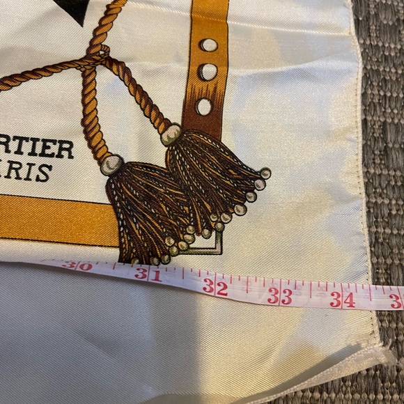 Cartier Silk Scarf from Italy - Picture 4 of 5